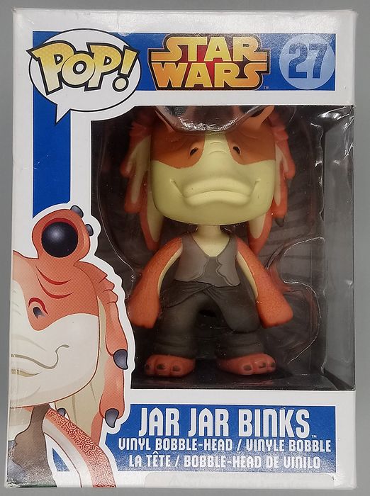 27 Jar Jar Binks - Star Wars - Box Damaged Funko POP