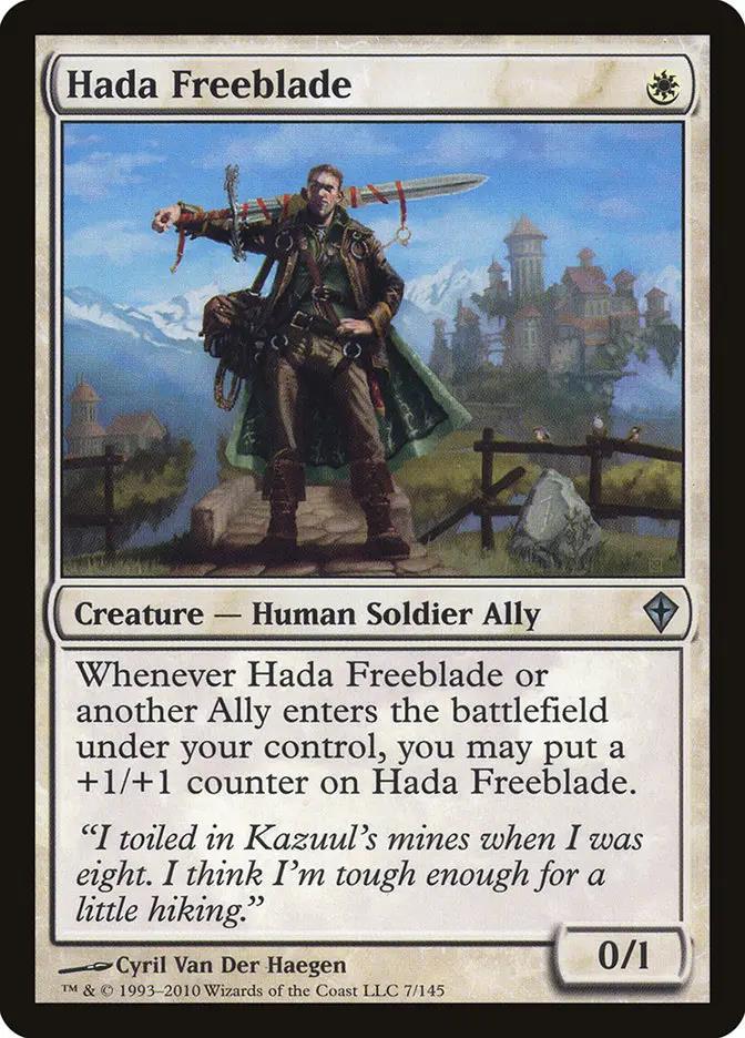 7 - Hada Freeblade - Worldwake - Normal - Magic: The Gathering Card