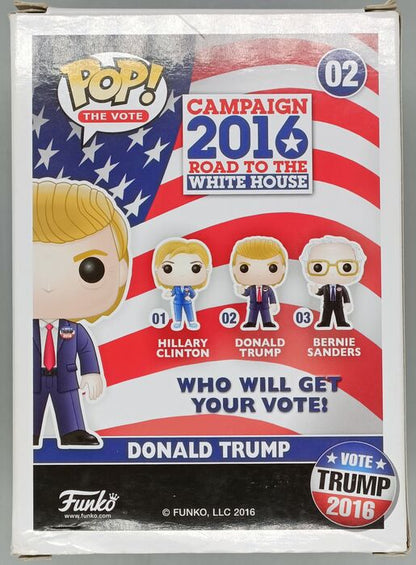 02 Donald Trump - The Vote 2016 Road To The White House Box Damaged Funko POP