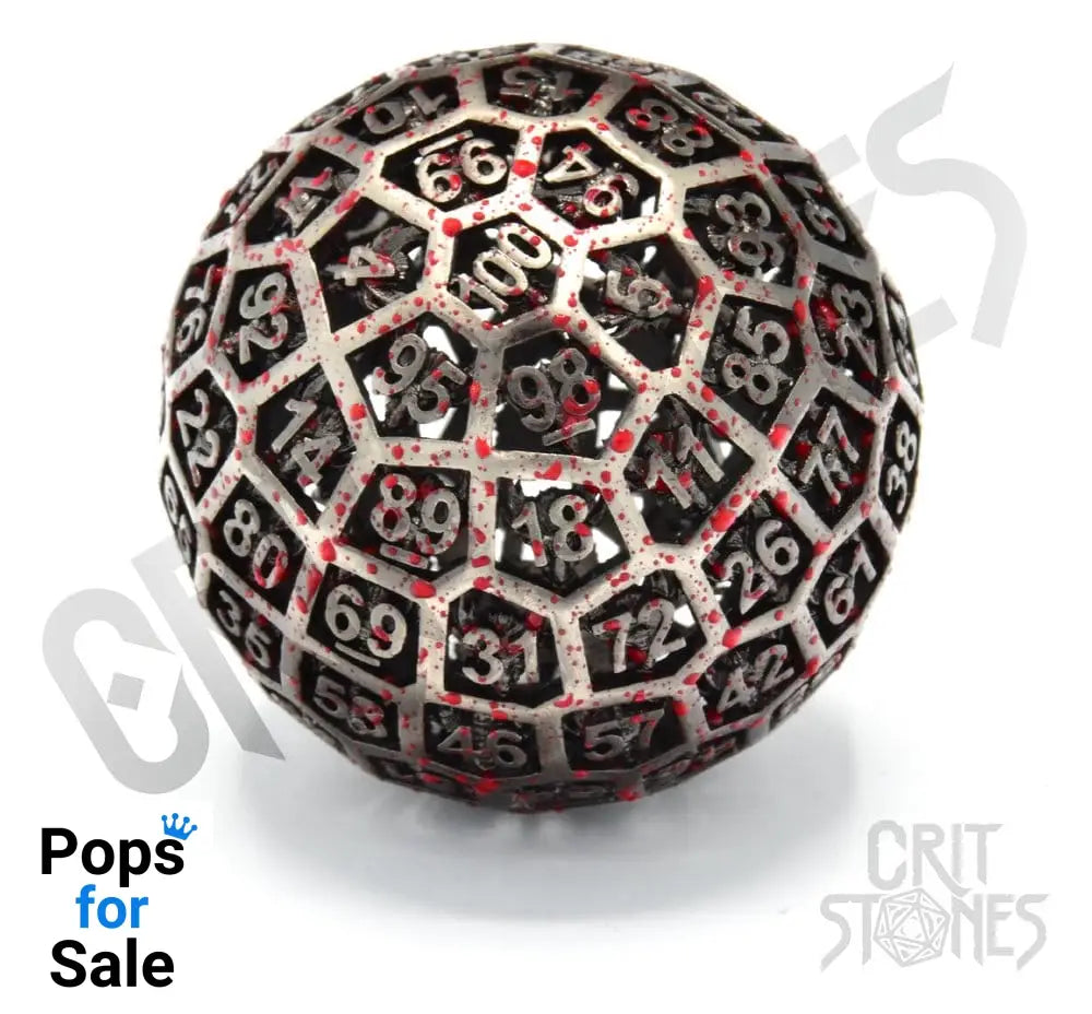 CritStones Hollow Metal Dice D100 Centigrave