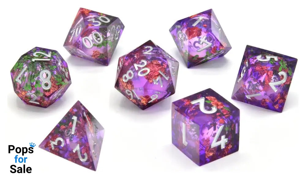 CritStones Liquid Core Dice Set Herbalist's Dream (7)