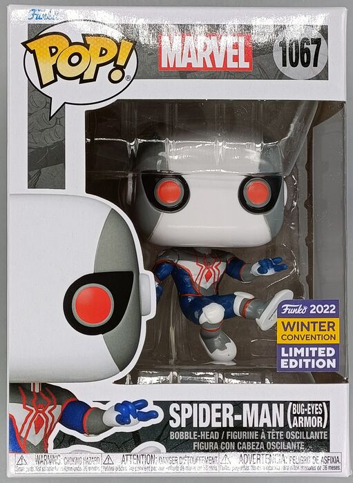 1067 Spider-Man (Bug-Eyes Armor) Marvel 2022 Con Box Damaged Funko POP Funko