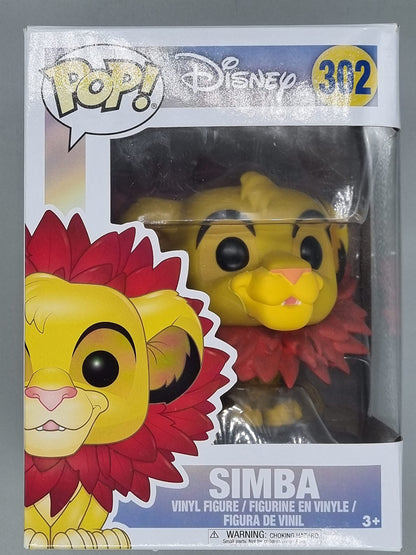 302 Simba (Leaf Mane) - Disney The Lion King - Funko POP - Box Damaged