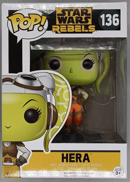 136 Hera - Star Wars Rebels - Box Damaged Funko POP