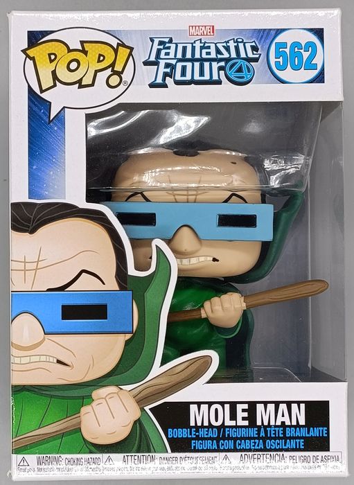 562 Mole Man - Marvel Fantastic Four - Box Damaged Funko POP