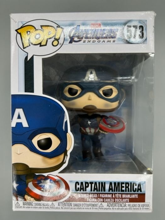 573 Captain America Mjolnir & Broken Shield Marvel A Box Damaged Funko POP