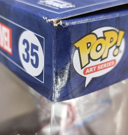35 Spider-Man - Art Series - Marvel - Box Damaged Funko POP