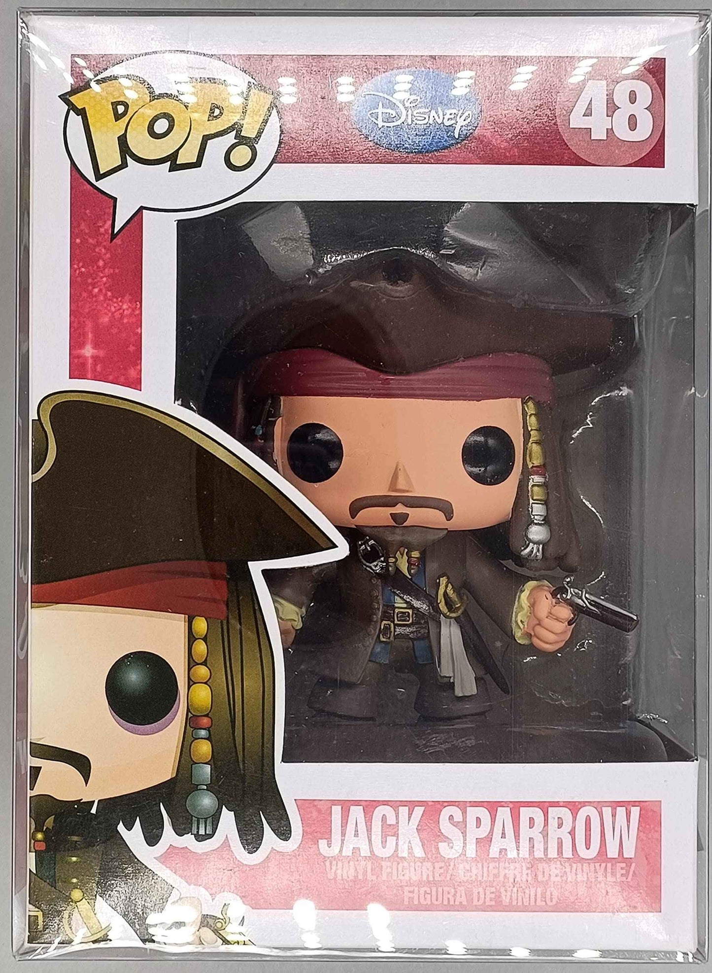 48 Jack Sparrow - Disney Pirates of the Caribbean Funko POP - Box Damaged