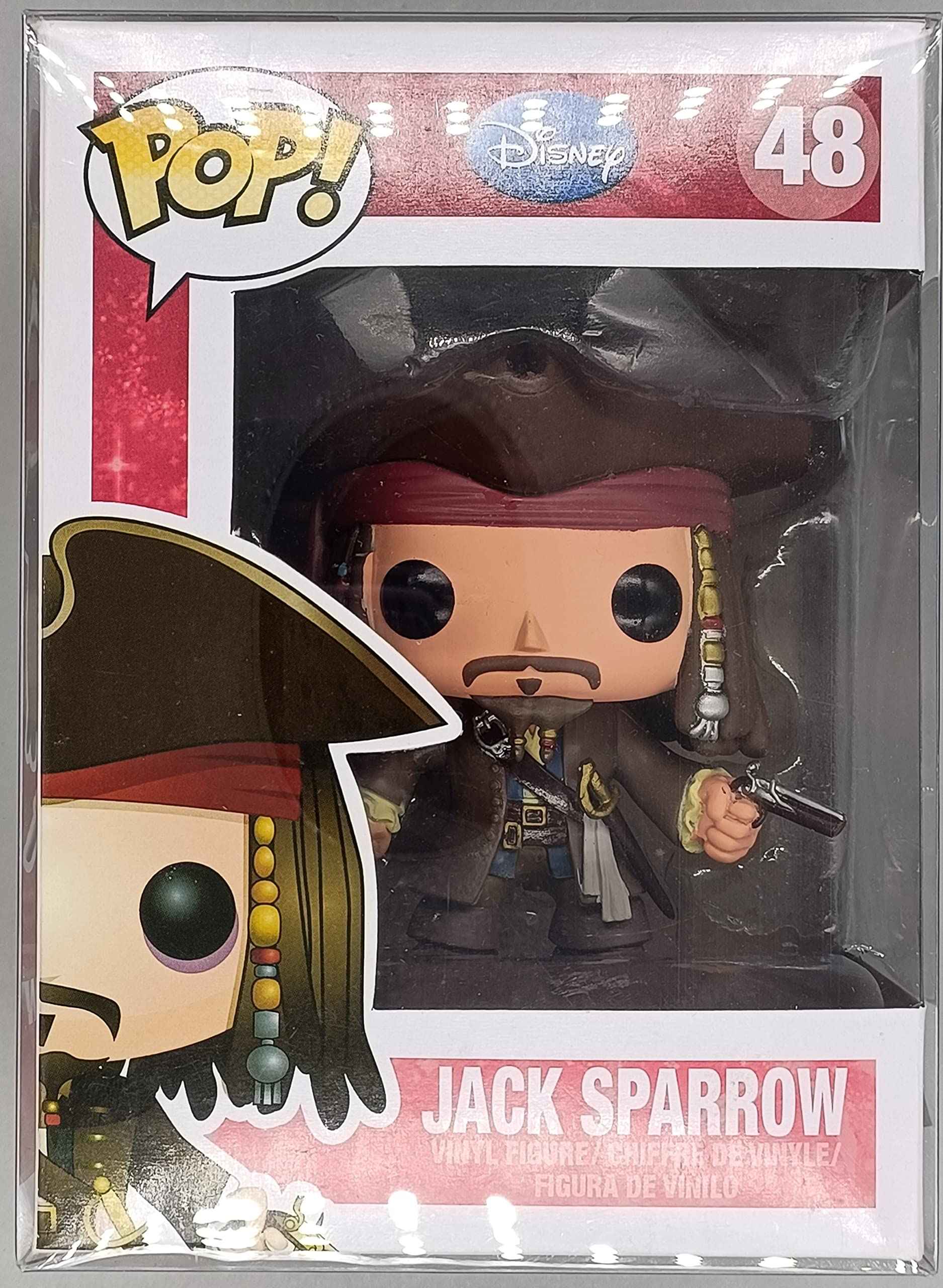48 Jack Sparrow - Disney Pirates of the Caribbean Funko POP - Box Damaged