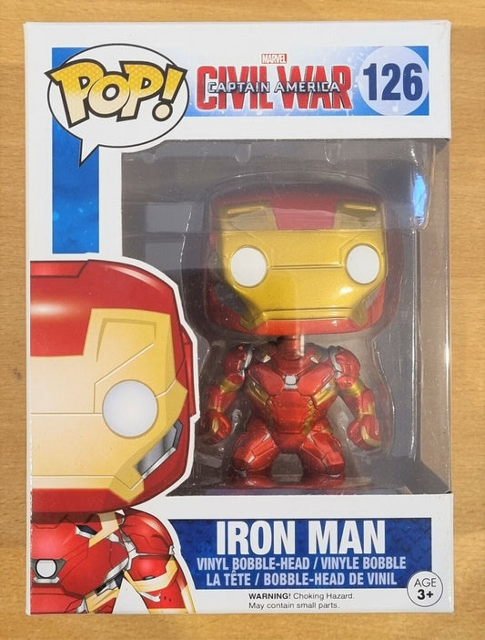 126 Iron Man - Marvel - Captain America Civil War Funko POP