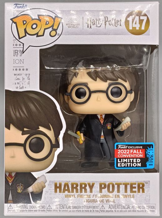 147 Harry Potter (w/ Sword & Fang) Harry Potter 2022 Con Funko POP Funko