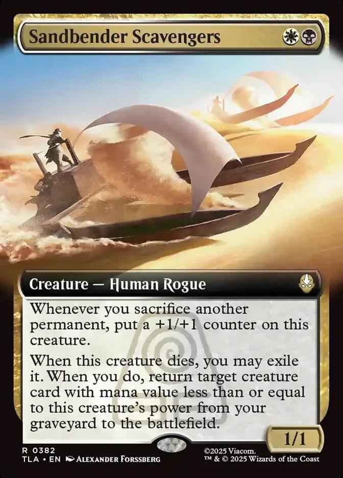 382 - Sandbender Scavengers - Avatar: The Last Airbender - Foil - Magic: The Gathering Card