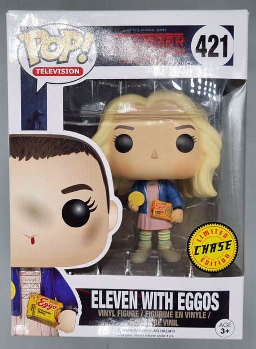 421 Eleven with Eggos (Wig) Chase Edition - Stranger Things Funko POP