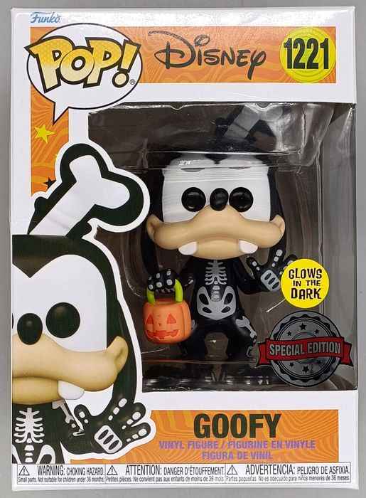 1221 Goofy (Trick or Treat) - Glow - Disney Halloween Funko POP - Box Damaged Funko