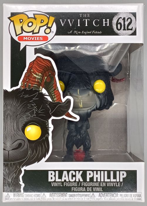 612 Black Phillip - Horror - The Witch - Box Damaged Funko POP Funko