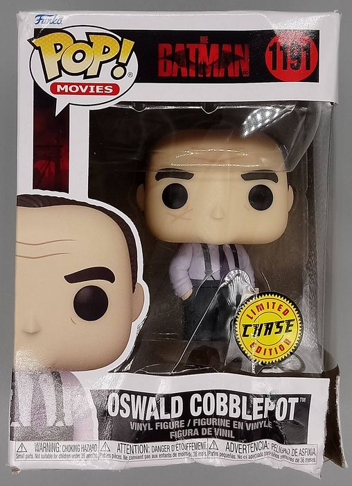 1191 Oswald Cobblepot (w/o Coat) Chase DC The Batman Box Damaged Funko POP