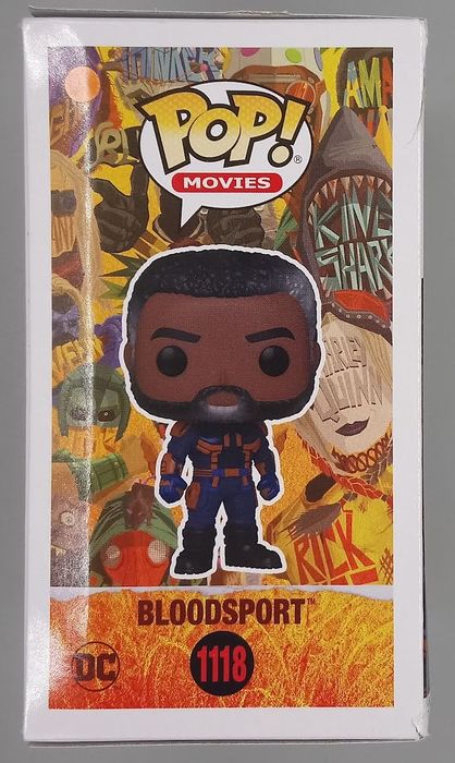 1118 Bloodsport (Unmasked)  The Suicide Squad Box Damaged Funko POP