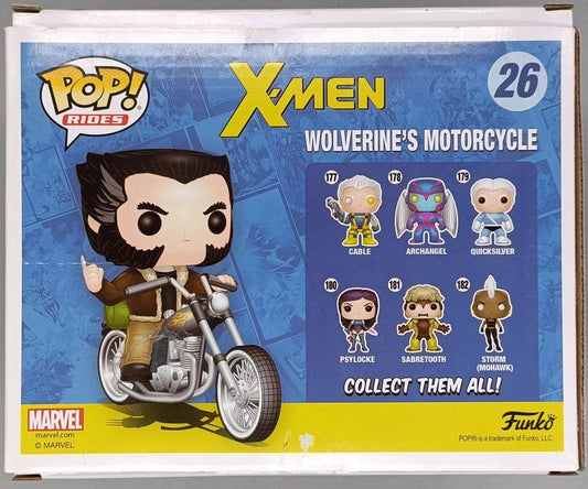 26 Wolverine's Motorcycle  X-Men Marvel Collector Corps Damaged Box Funko POP