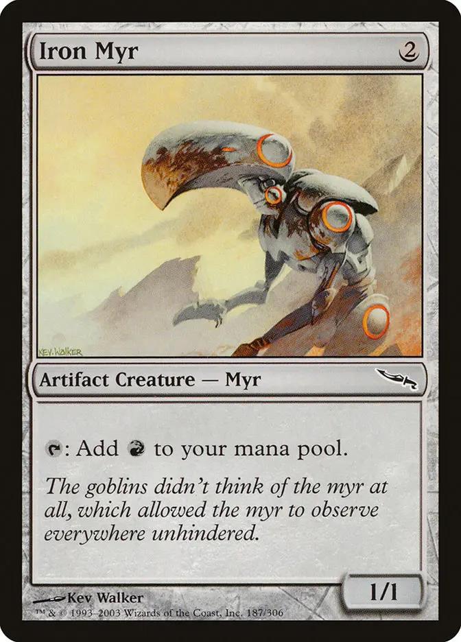 187 - Iron Myr - Mirrodin - Normal - Magic: The Gathering Card