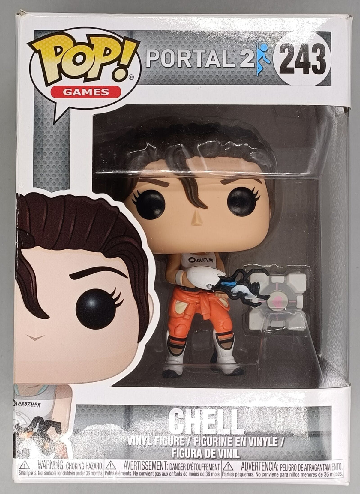 243 Chell - Portal 2 Funko POP - Box Damaged