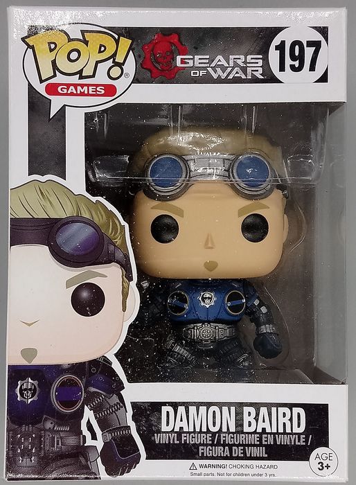 197 Damon Baird - Gears of War - Box Damaged Funko POP Funko