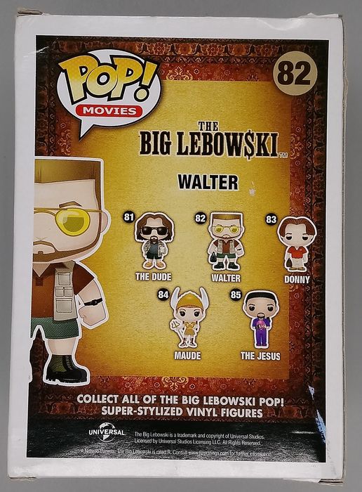 82 Walter - The Big Lebowski - Box Damaged Funko POP