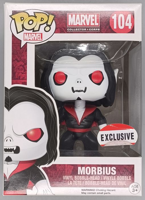 104 Morbius - Marvel Collector Cops Exclusive - Box Damaged Funko POP Funko