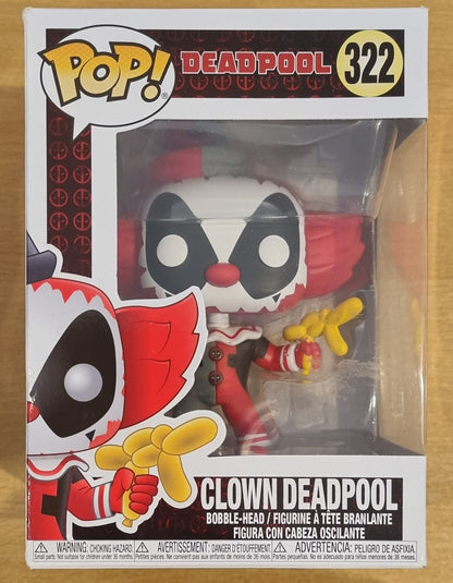 322 Clown Deadpool - Marvel Deadpool Funko POP