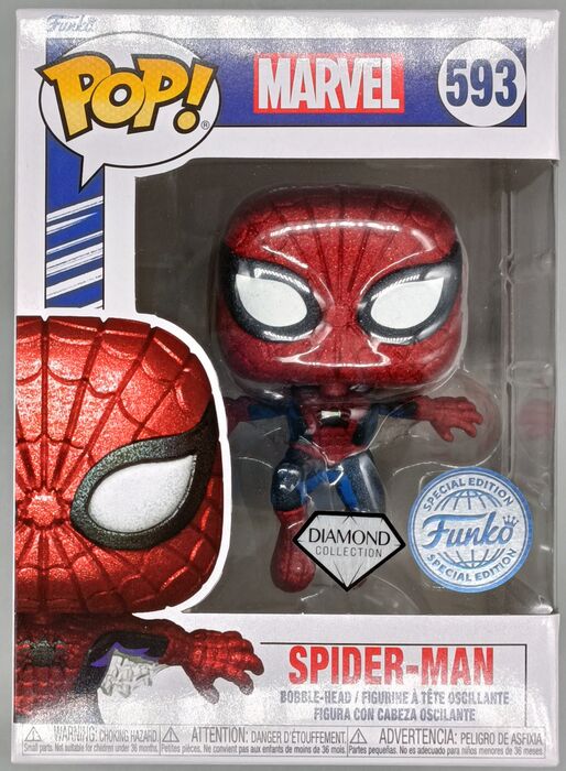 593 Spider-Man (First Appearance) Diamond Marvel Funko POP