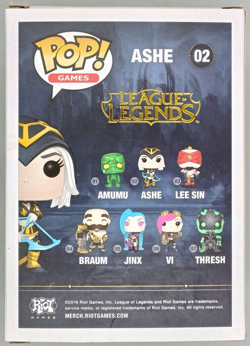 02 Ashe - League of Legends - Box Damaged Funko POP