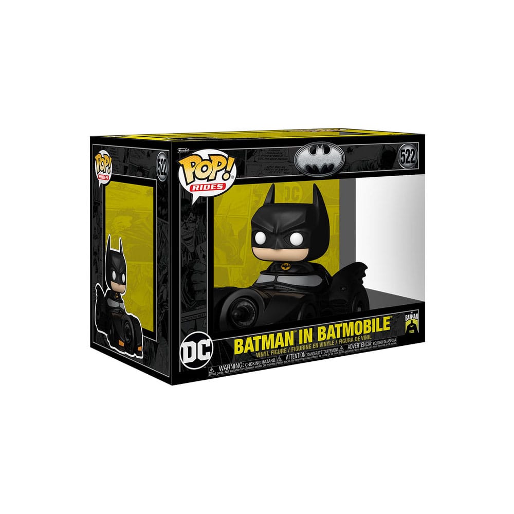 522 Batman in Batmobile Rides Deluxe - DC 85th Anniversary Funko POP - Brand New Funko