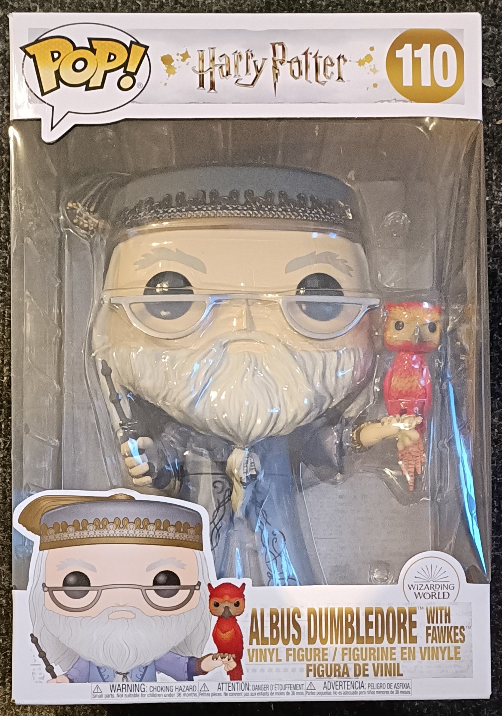 110 Albus Dumbledore (with Fawkes) 10 Inch - Harry Potter Funko POP