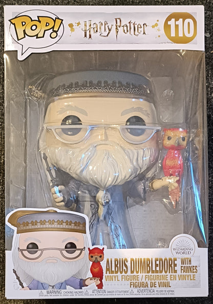 110 Albus Dumbledore (with Fawkes) 10 Inch - Harry Potter Funko POP