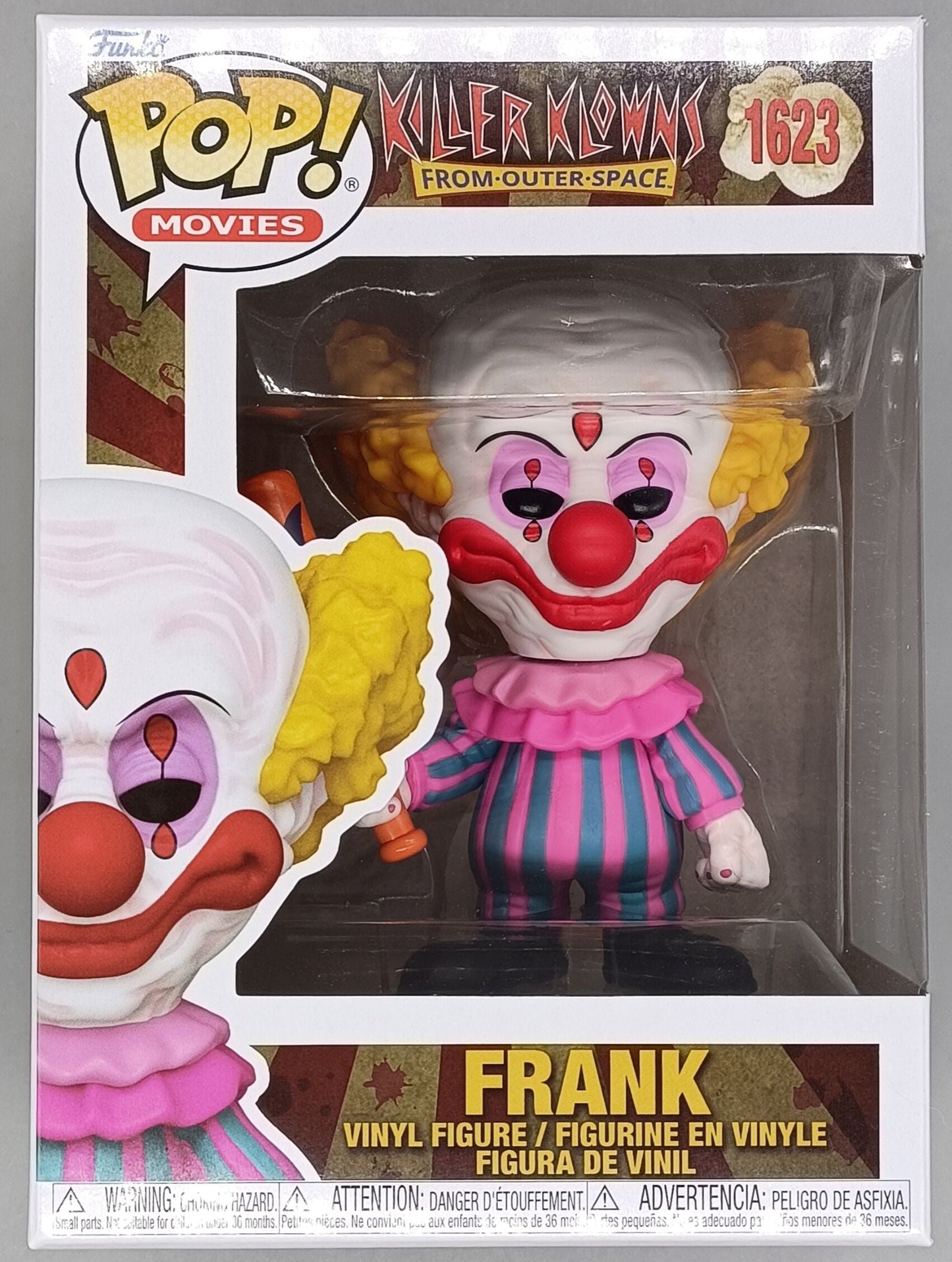 1623 Frank - Killer Klowns From Outer Space - Horror Funko POP - Brand New