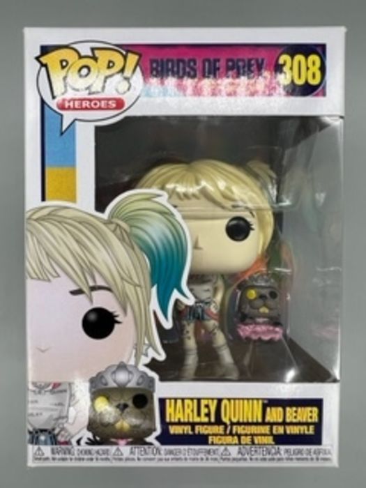 308 Harley Quinn (and Beaver) - DC Birds of Prey - Box Damaged Funko POP Funko