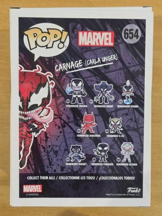 654 Carnage (Carla Unger) Marvel Venom Funko POP