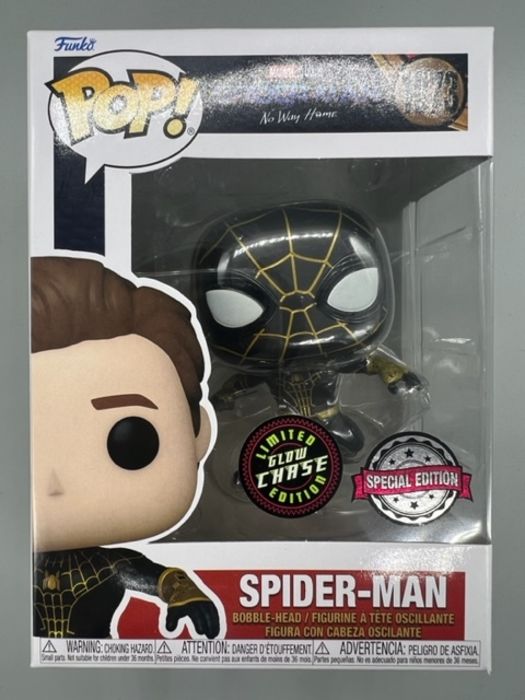 1073 Spider-Man (Leaping) Glow Chase Marvel No Way Home Funko POP Funko