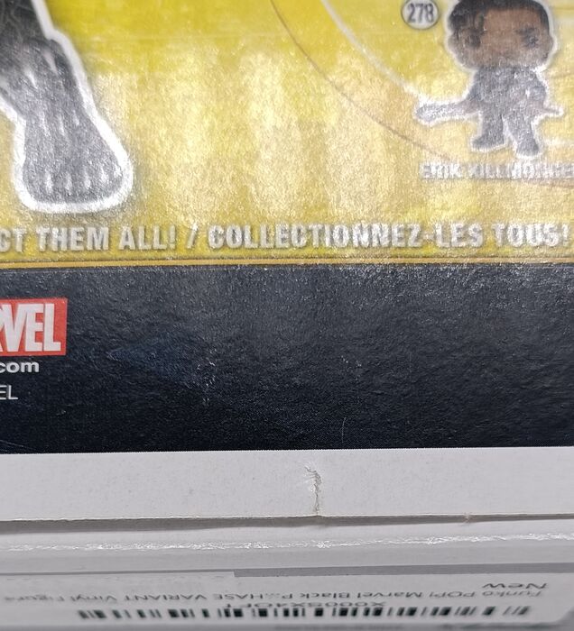 273 Black Panther (Masked) Chase - Marvel Black Box Damaged Funko POP