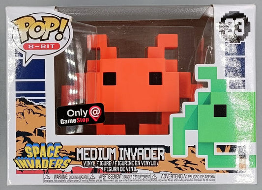 33 Medium Invader (Orange) - 8-Bit - Space Invaders - Damaged Box Funko POP Funko