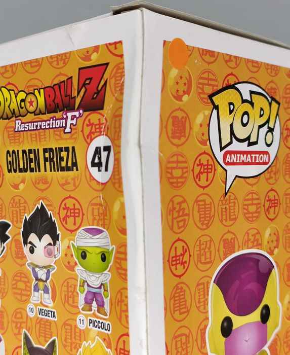 47 Golden Frieza (Black Eyes) Metallic Dragon Ball Funko POP - Box Damaged
