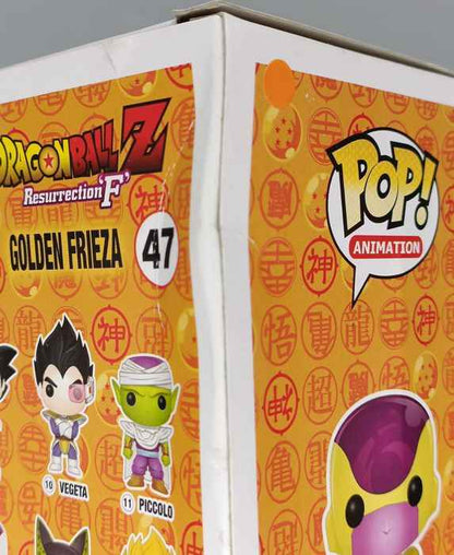 47 Golden Frieza (Black Eyes) Metallic Dragon Ball Funko POP - Box Damaged