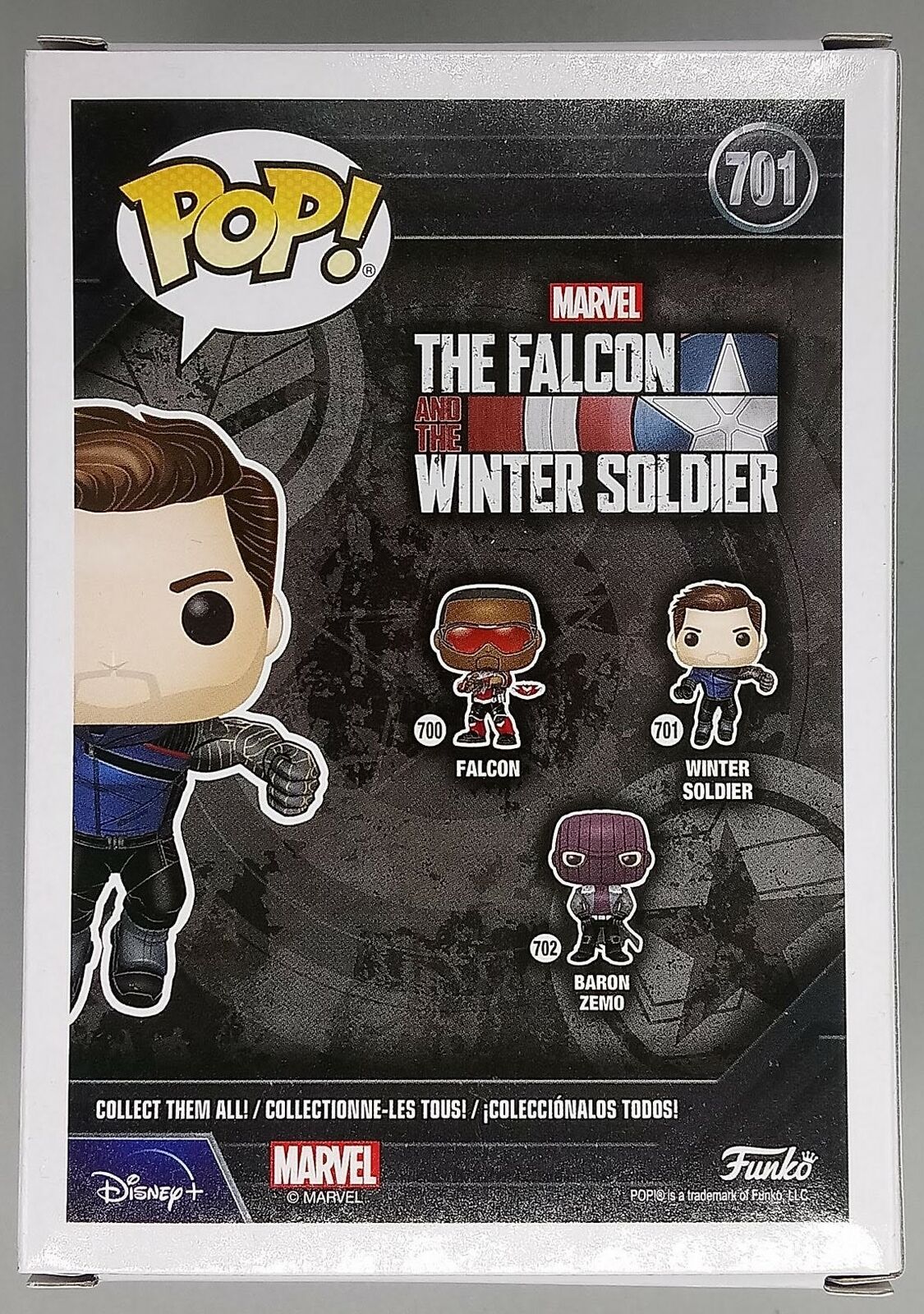 701 Winter Soldier Marvel The Falcon and The Winter Soldier Funko POP