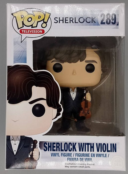 289 Sherlock with Violin - Sherlock Funko POP - Box Damaged