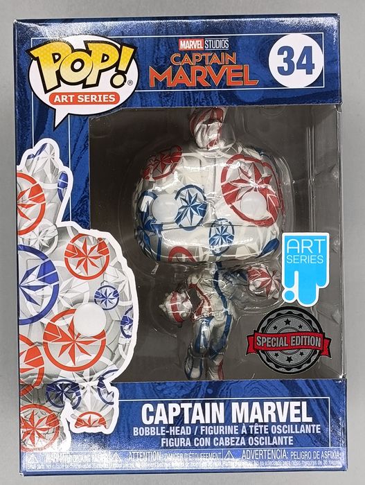 34 Captain Marvel - Art Series Funko POP Funko