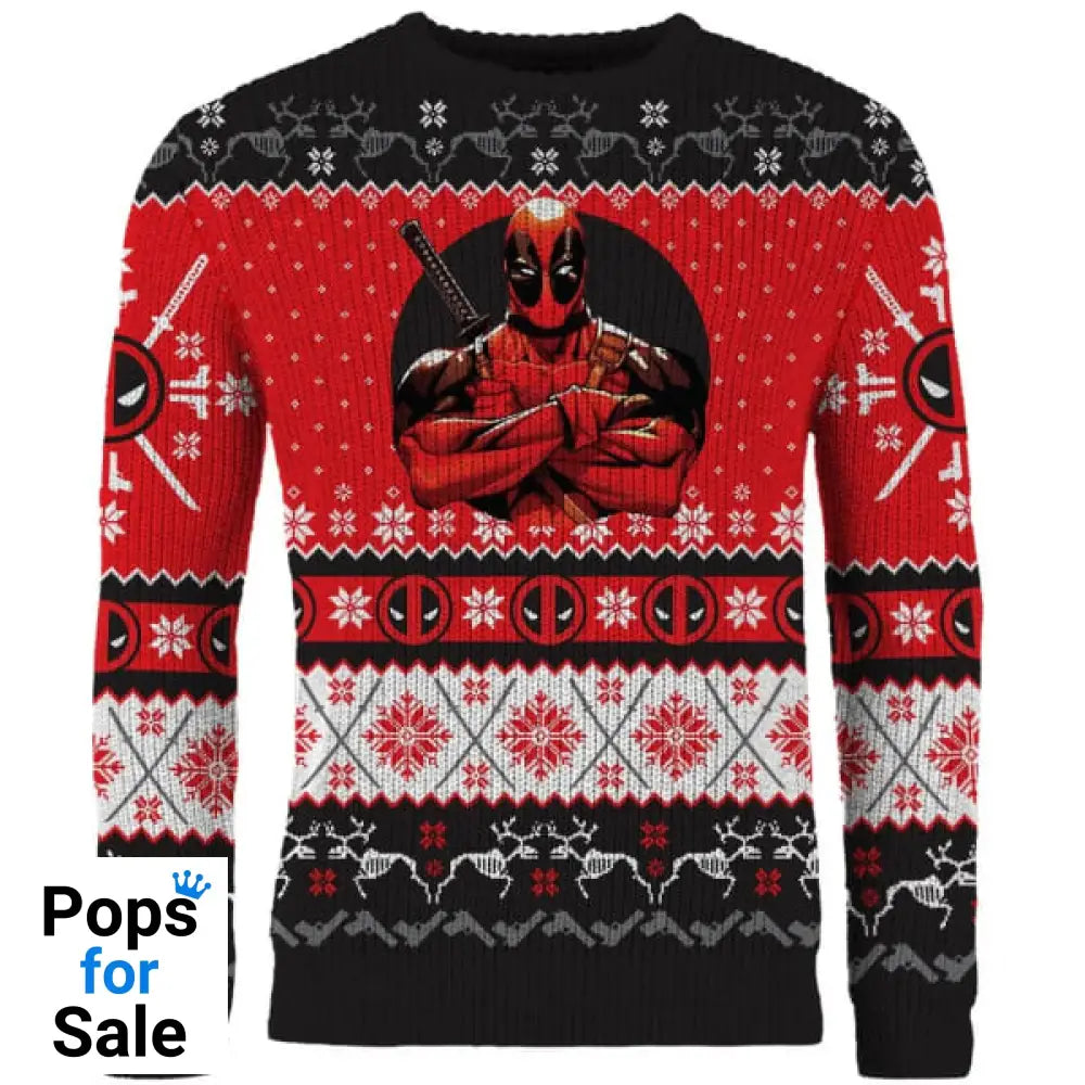Deadpool Christmas Jumper (Size XS)