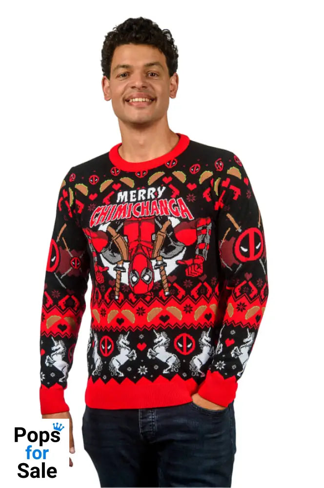 Deadpool: Merry Chimichanga Christmas Jumper (Size M)
