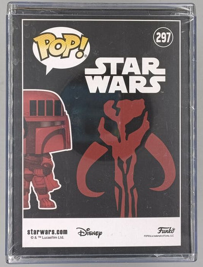 297 Boba Fett (Burgundy) - Star Wars - Boba Fett UK Exclusive (Standard Size Bobble-Head) Funko POP