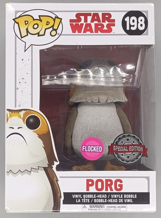 198 Porg - Flocked - Star Wars - Box Damaged Funko POP