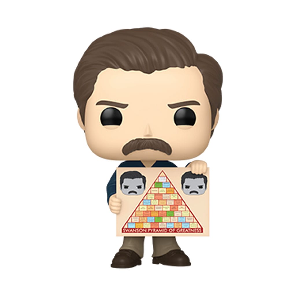 1569 Ron Swanson - Parks and Recreation 15th Anniversary Funko POP - Brand New