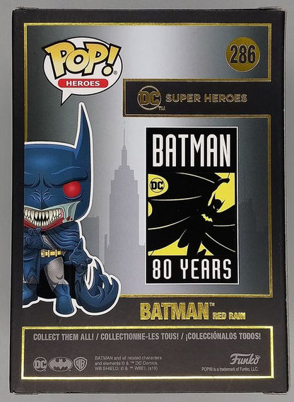 286 Batman (Red Rain) - DC - Batman 80 Years Funko POP